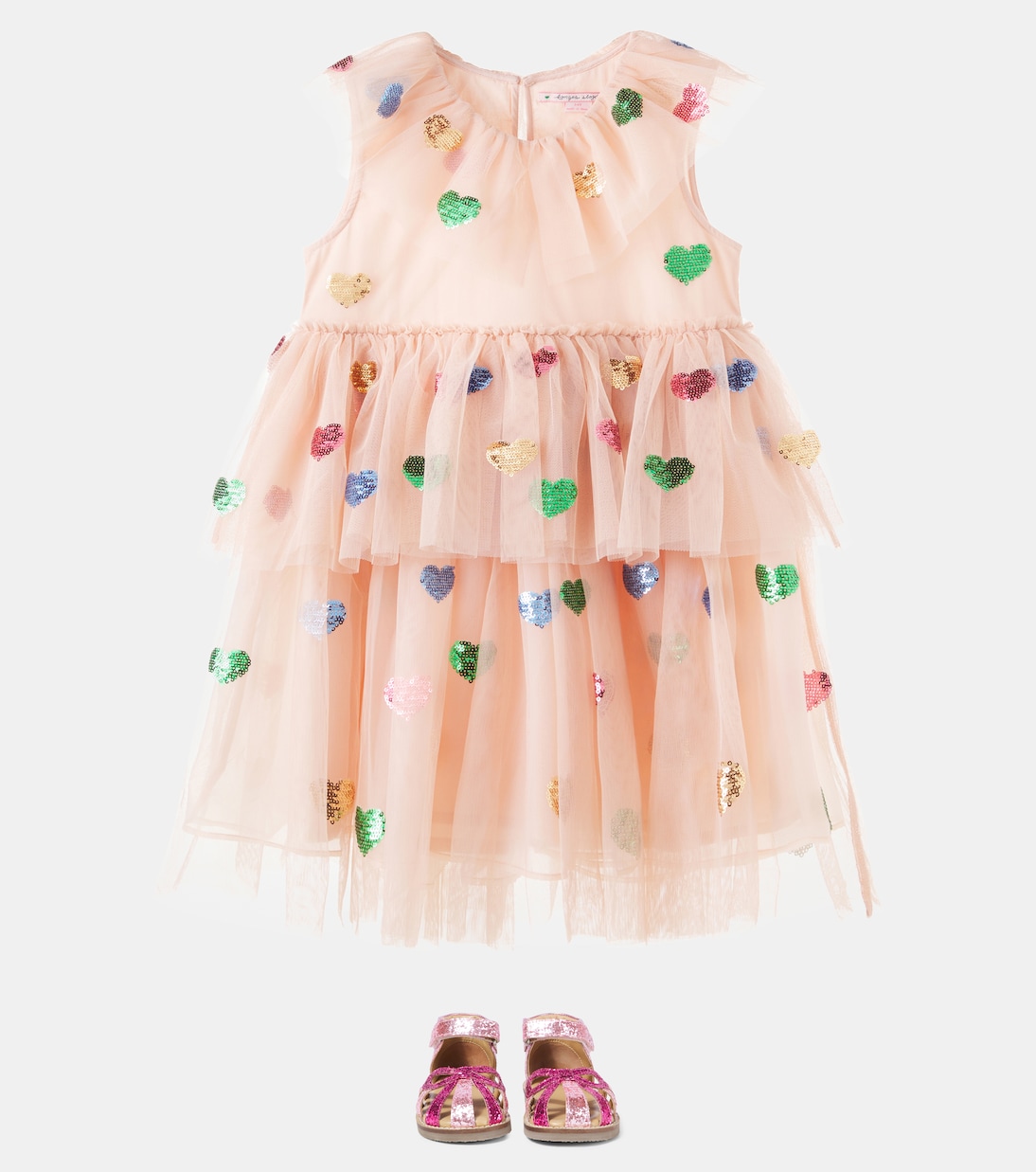 Vestido de tul con lentejuelas | Konges Sløjd