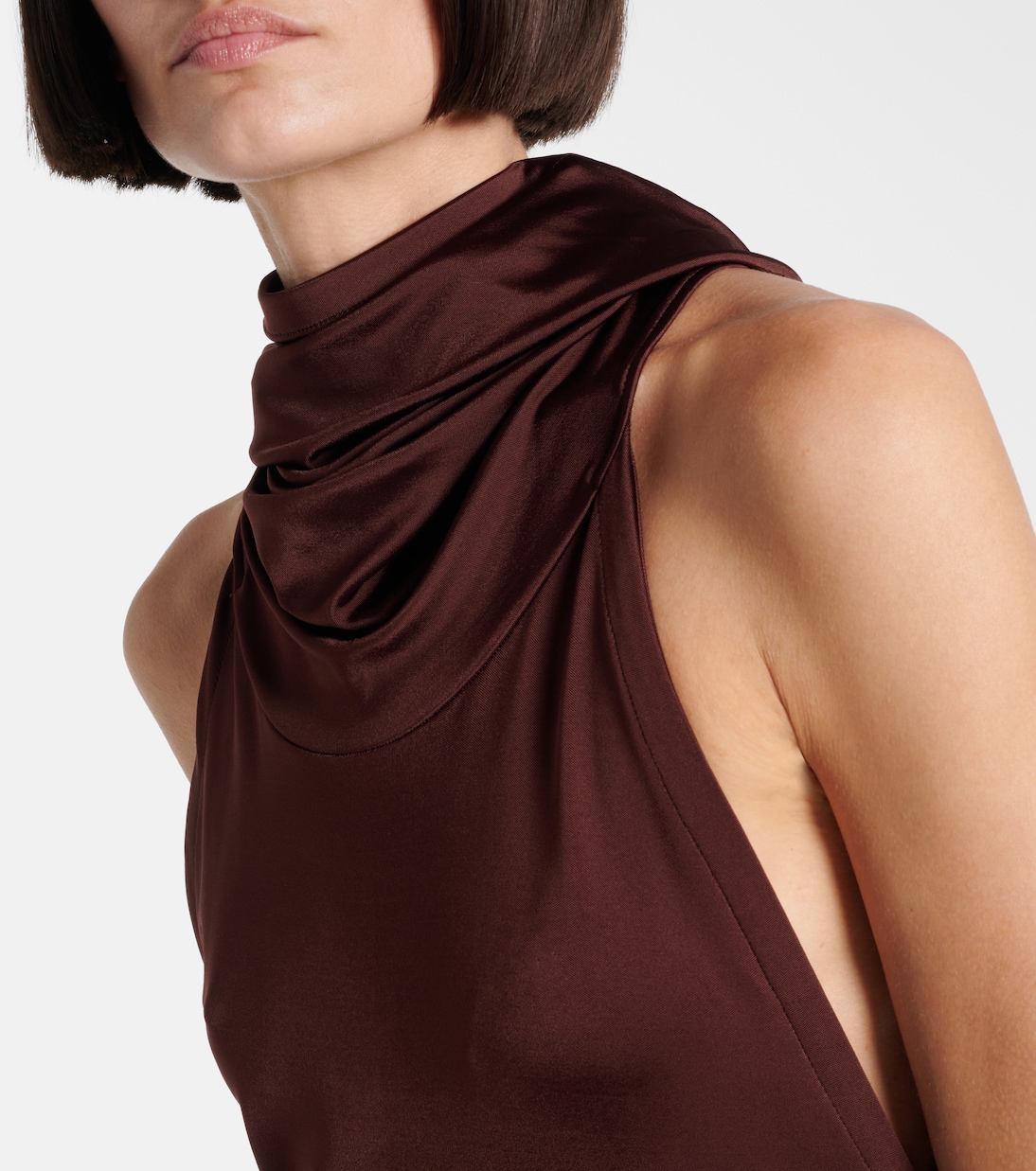 Robe midi à capuche | Victoria Beckham