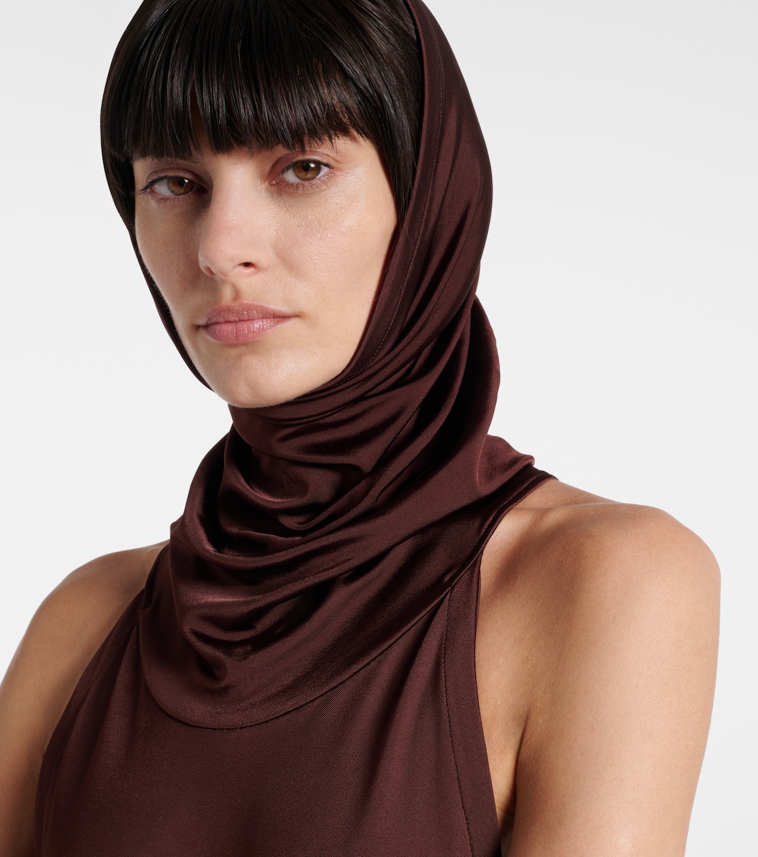 Robe midi à capuche | Victoria Beckham