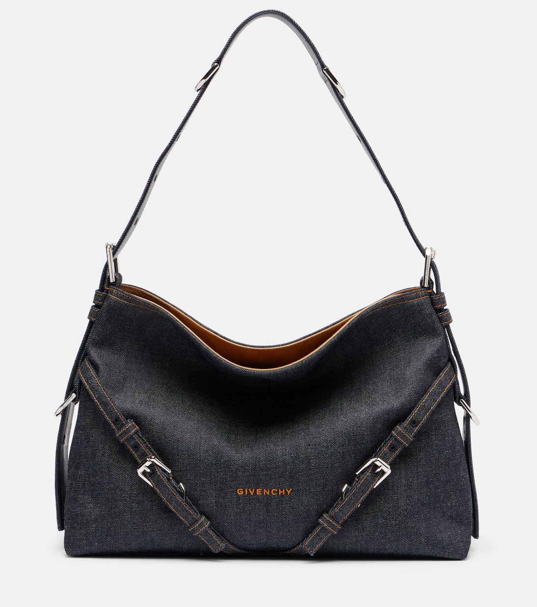 Schultertasche Voyou Medium aus Denim | Givenchy