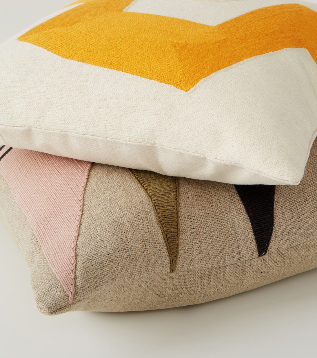 Ojai Path wool and cotton cushion | Jonathan Adler