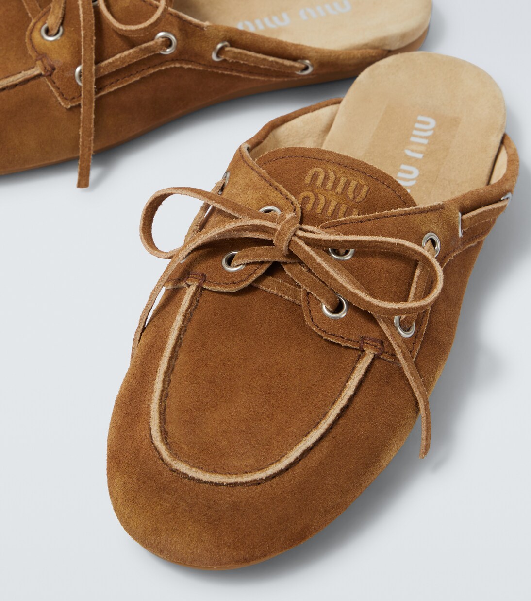 Suede mules | Miu Miu