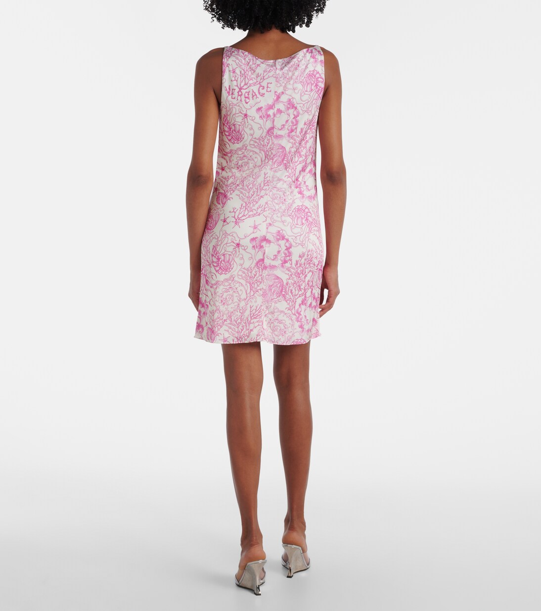 Minikleid Underwater Barocco aus Satin | Versace