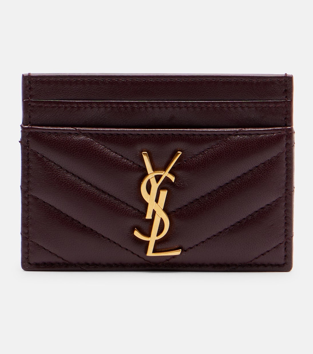 Cassandre matelassé leather card holder | Saint Laurent