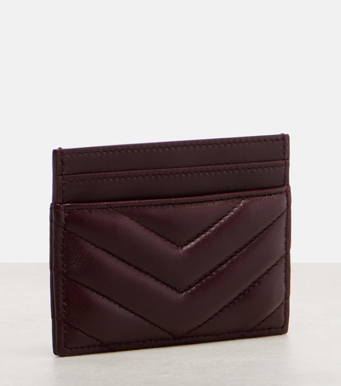 Cassandre matelassé leather card holder | Saint Laurent