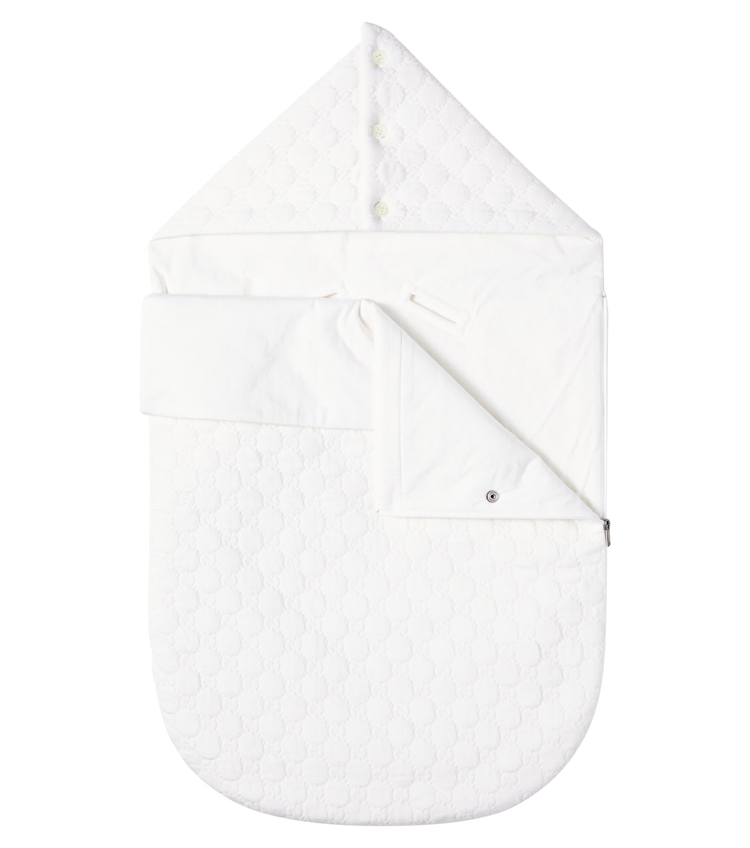 Baby GG padded cotton-blend blanket | Gucci Kids
