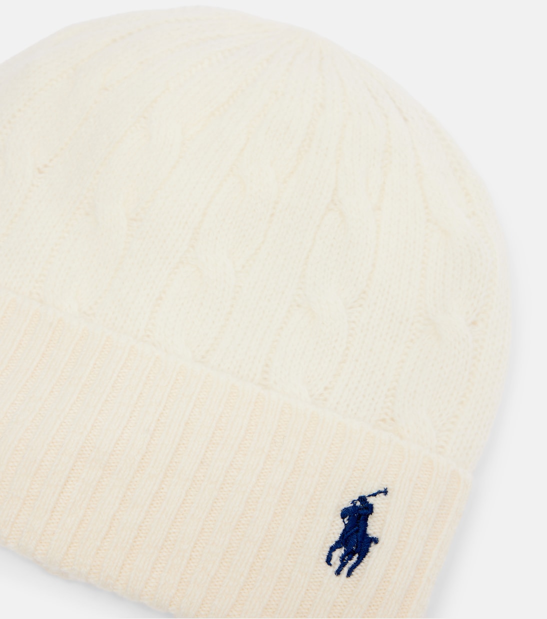 Embroidered wool and cashmere beanie | Polo Ralph Lauren