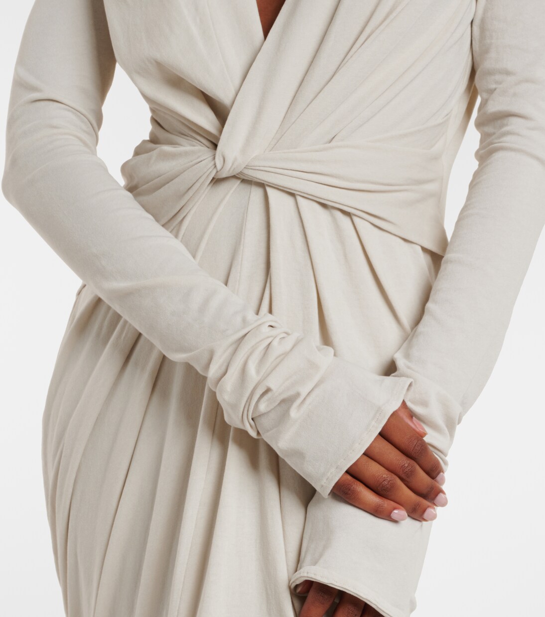 Robe longue en coton mélangé | Entire Studios