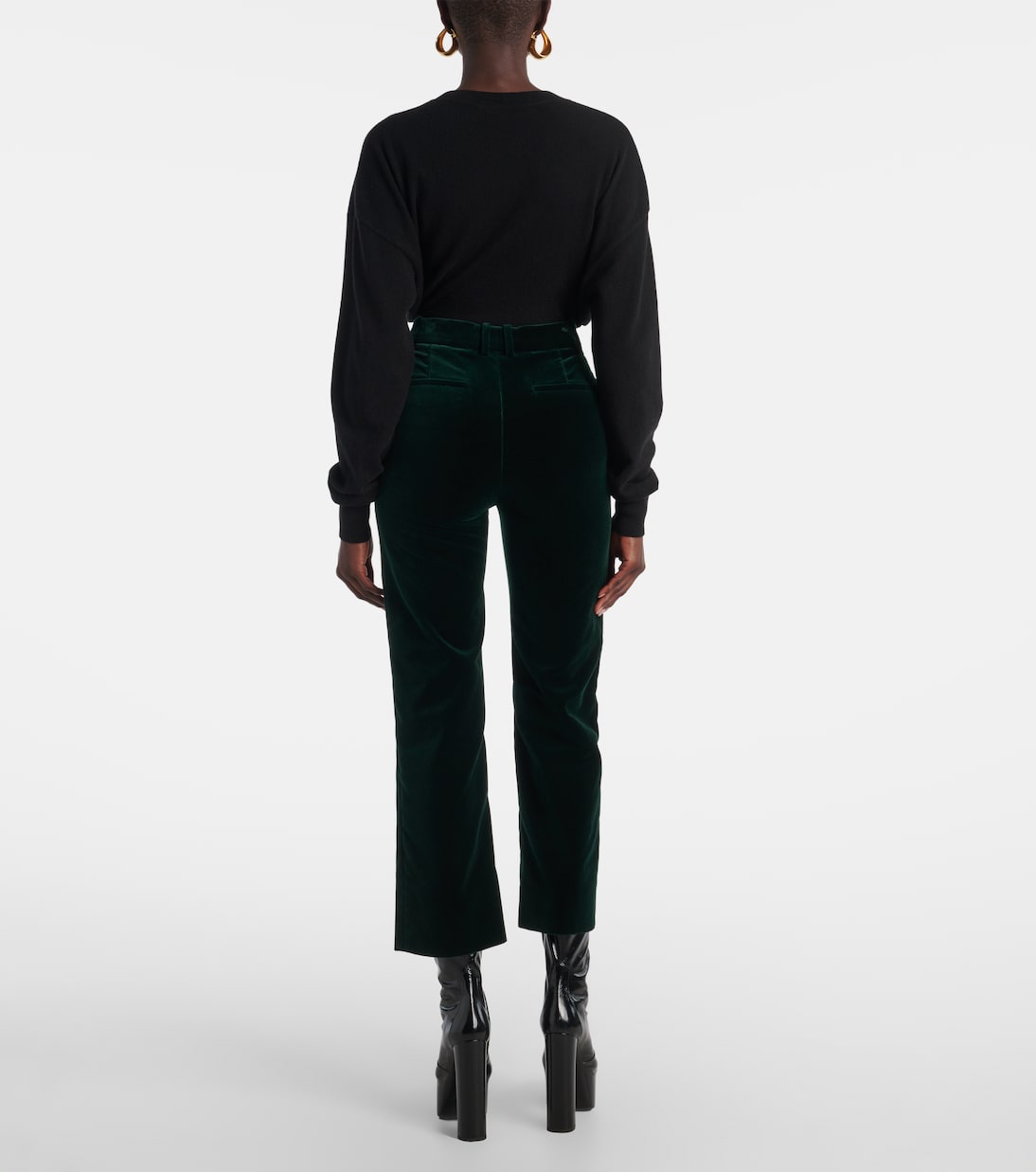 Gerade Hose aus Baumwollsamt | Saint Laurent