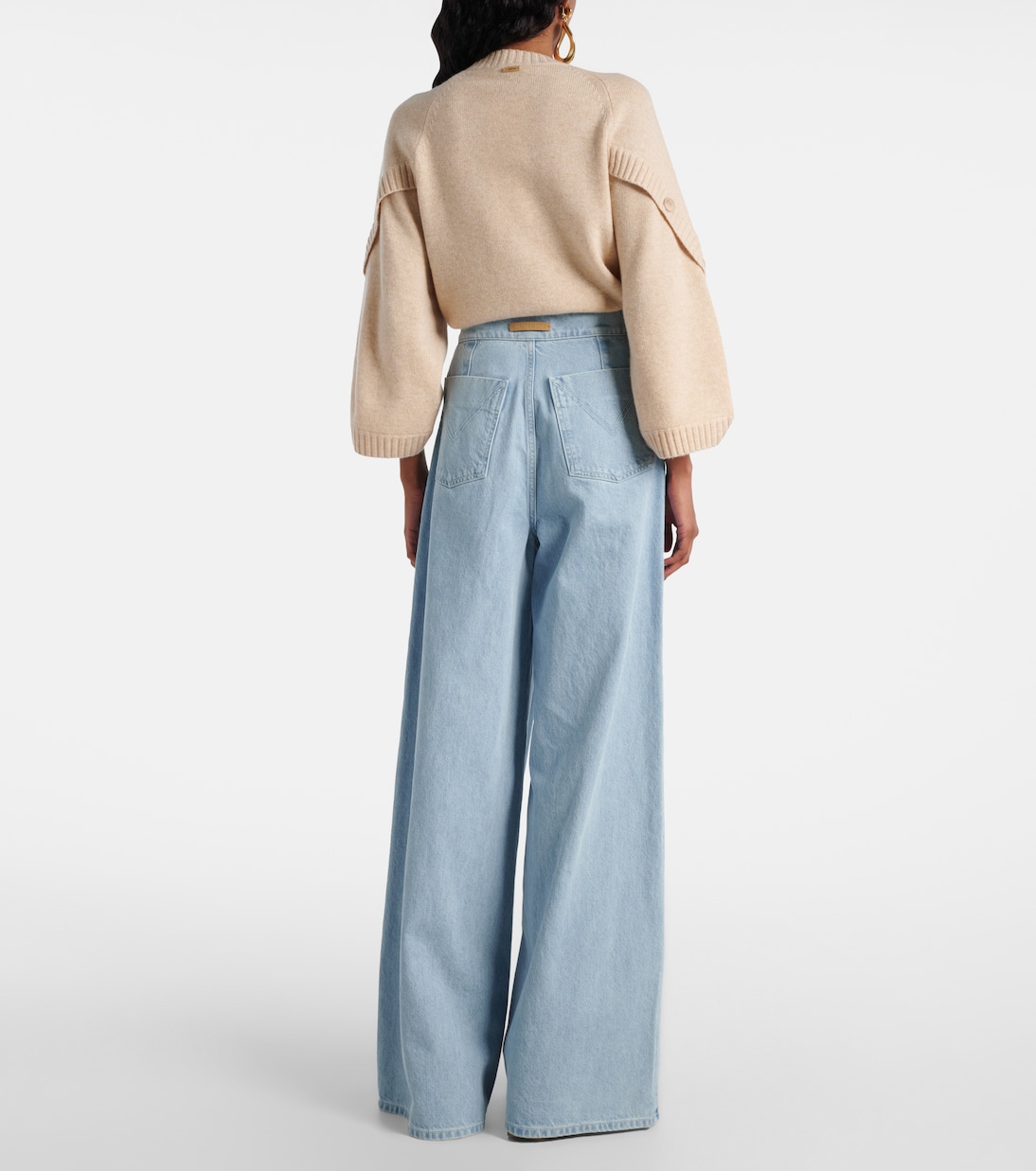 Affari high-rise wide-leg jeans | Max Mara