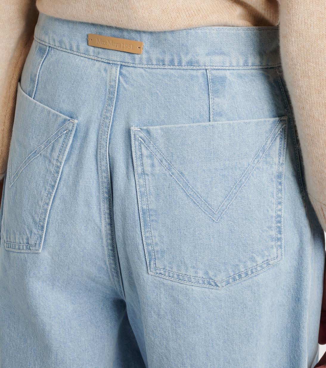 Affari high-rise wide-leg jeans | Max Mara