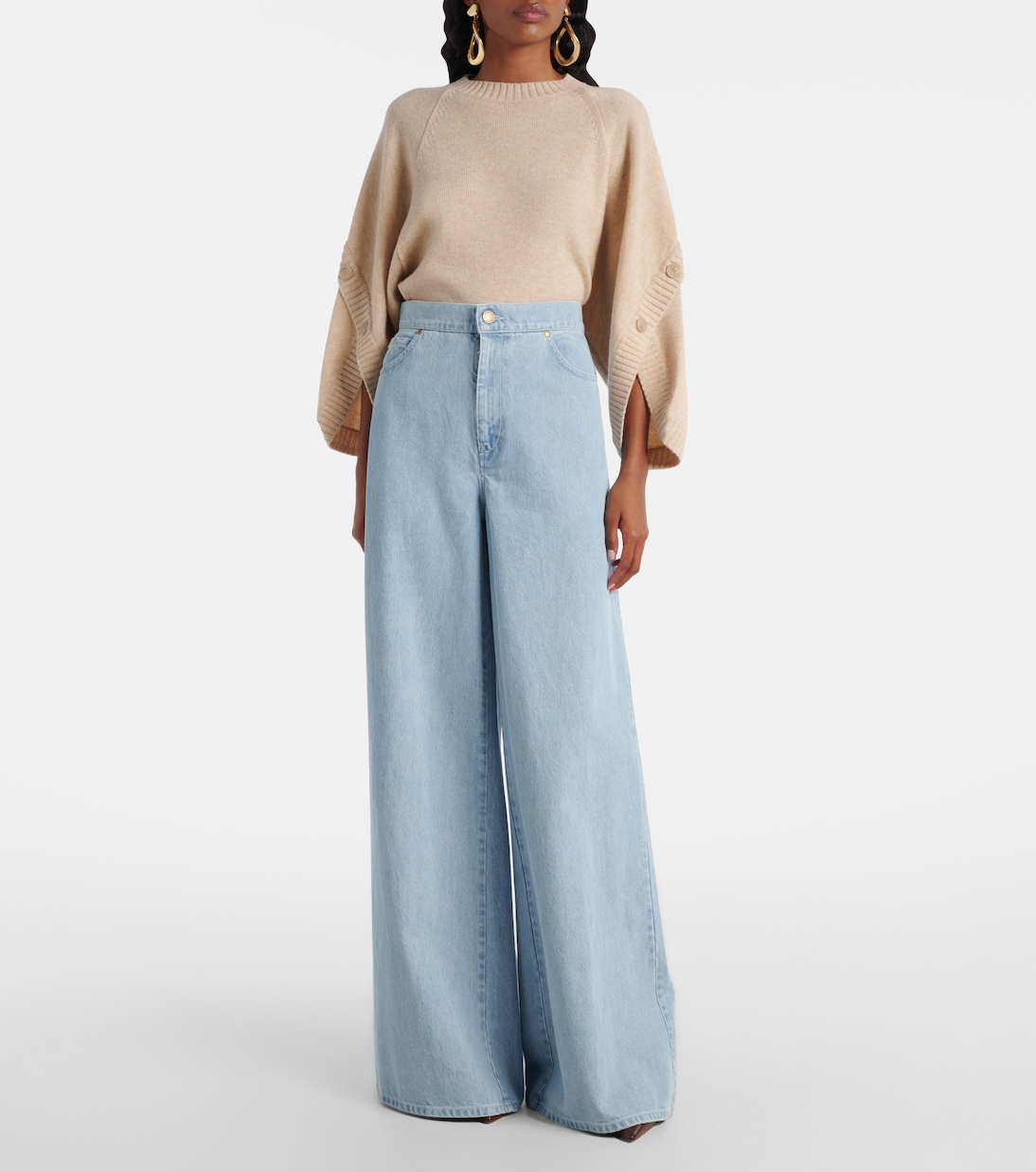 Affari high-rise wide-leg jeans | Max Mara