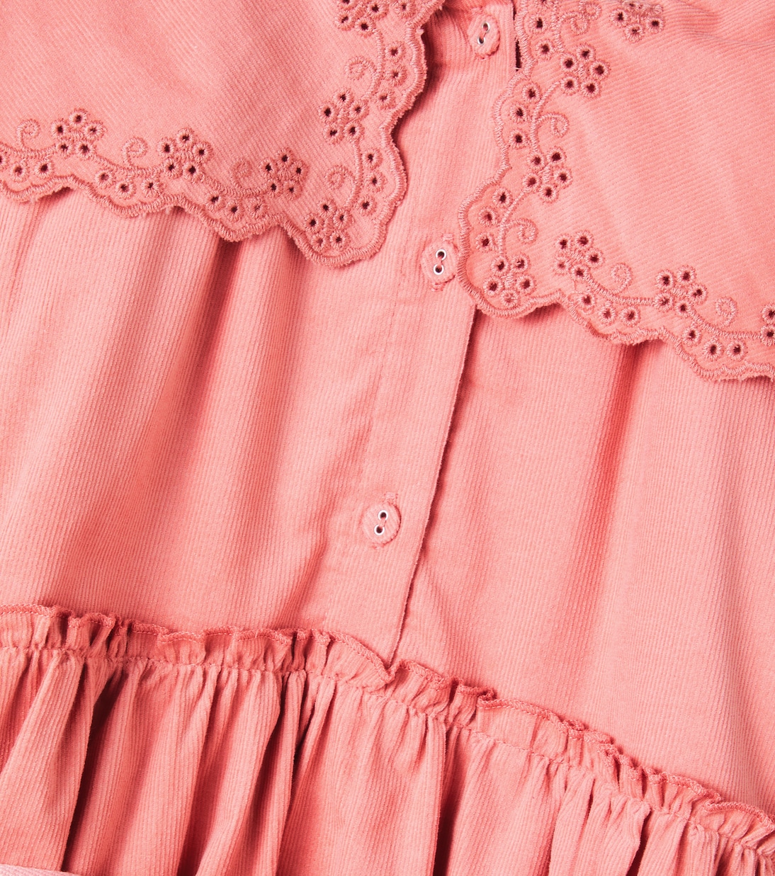 Manola belted embroidered cotton dress | C'era Una Volta