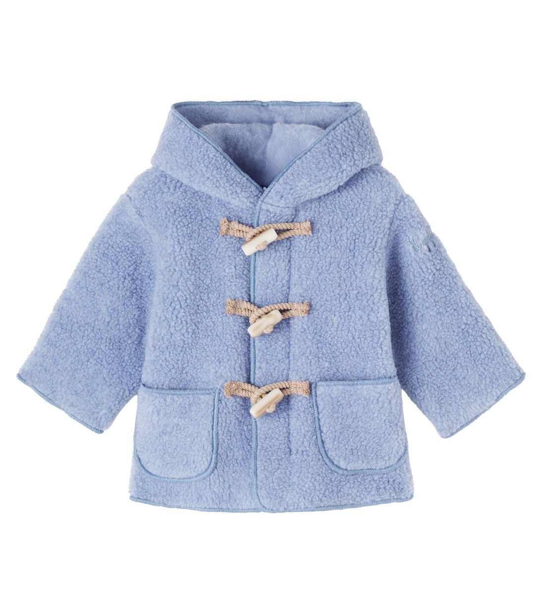Dufflecoat aus Teddyfleece | Il Gufo