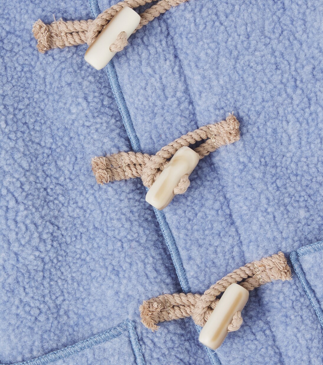 Dufflecoat aus Teddyfleece | Il Gufo