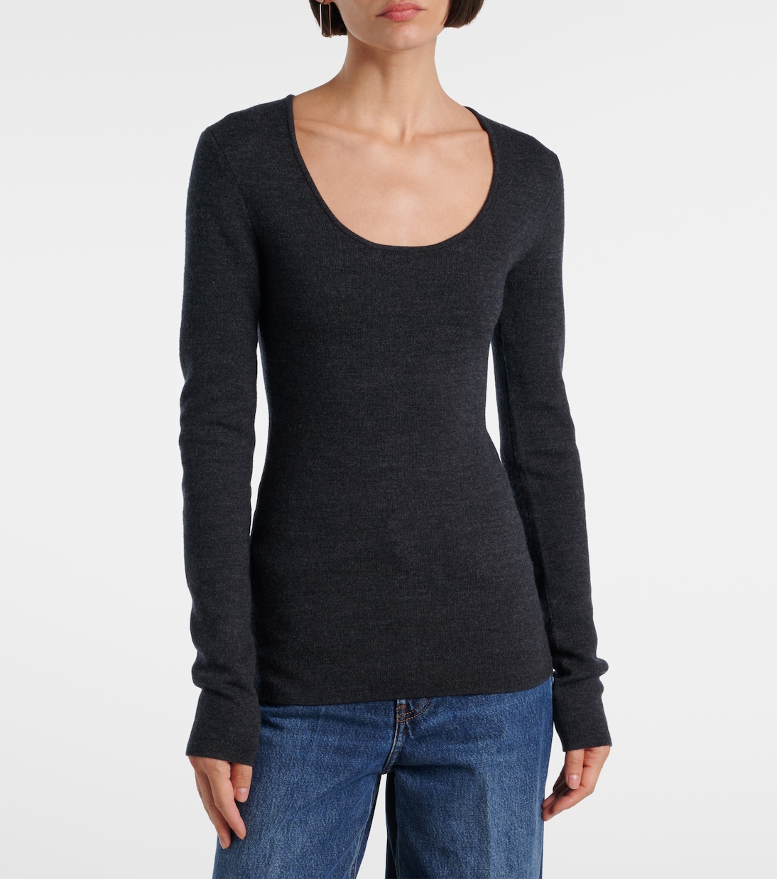 Compact wool-blend sweater | Toteme