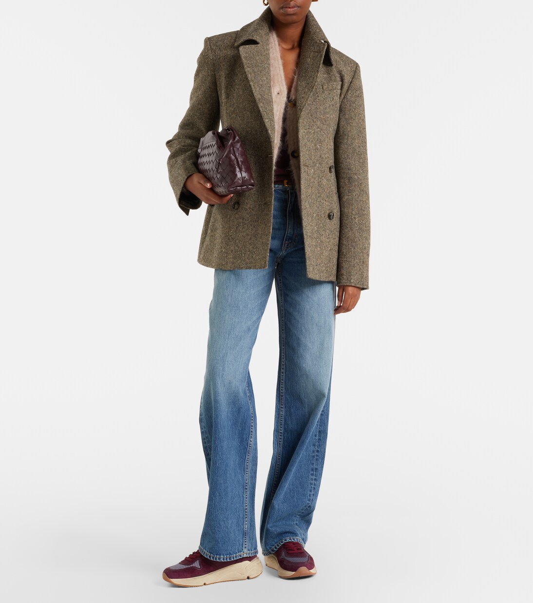 Cassie faded wide-leg jeans | Slvrlake