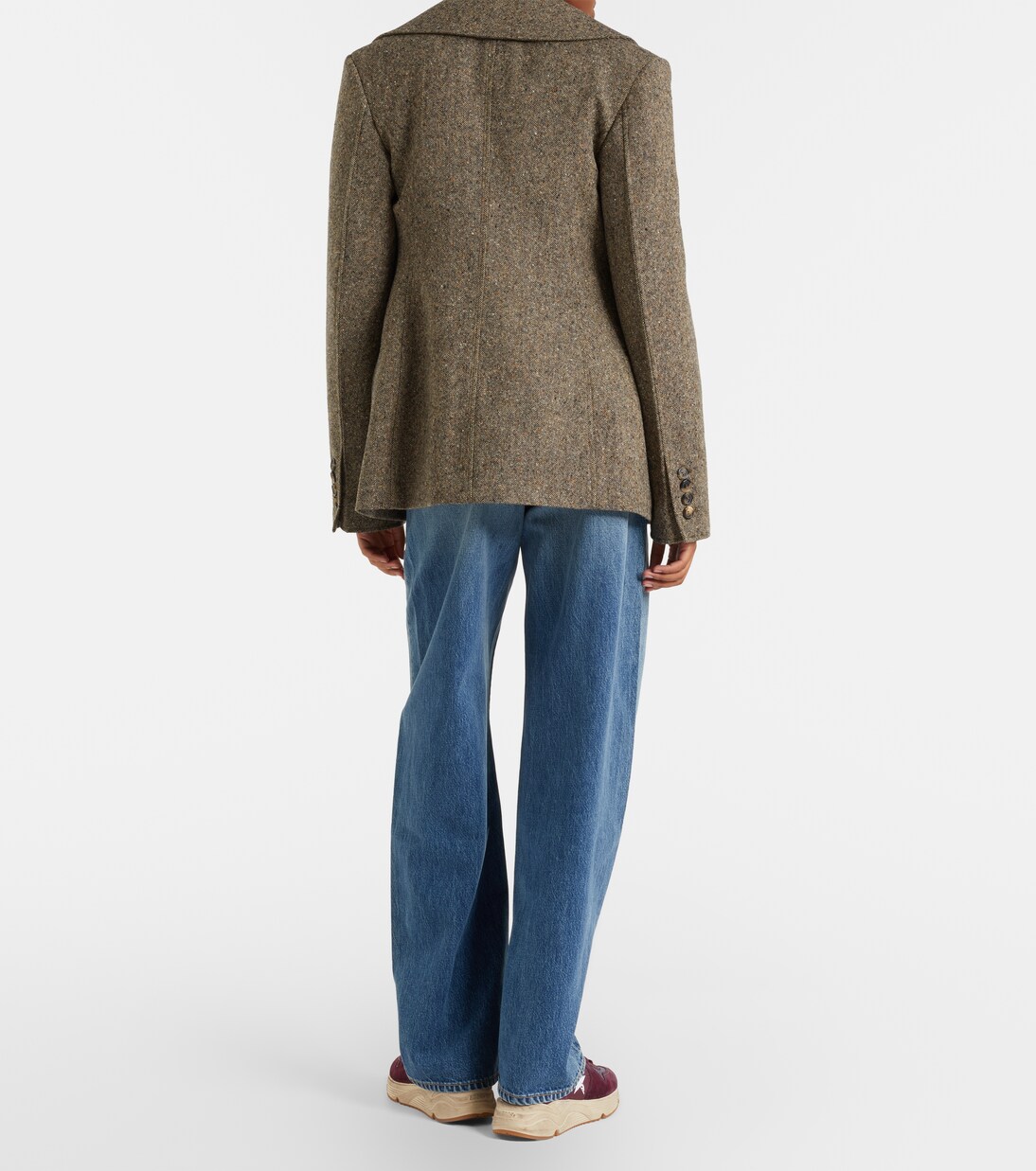 Cassie faded wide-leg jeans | Slvrlake