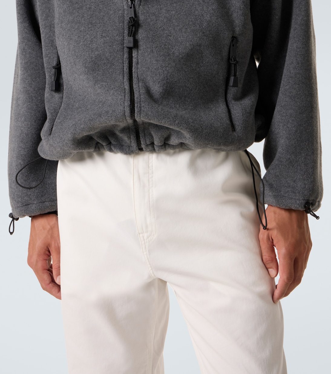Logo fleece sweatshirt | Miu Miu