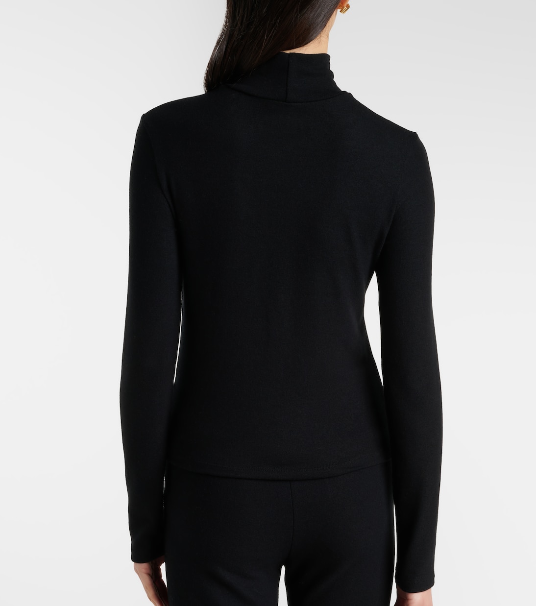 Lauren turtleneck jersey top | Leset