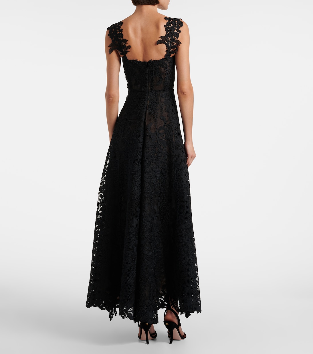 Guipure lace bustier gown | Oscar de la Renta