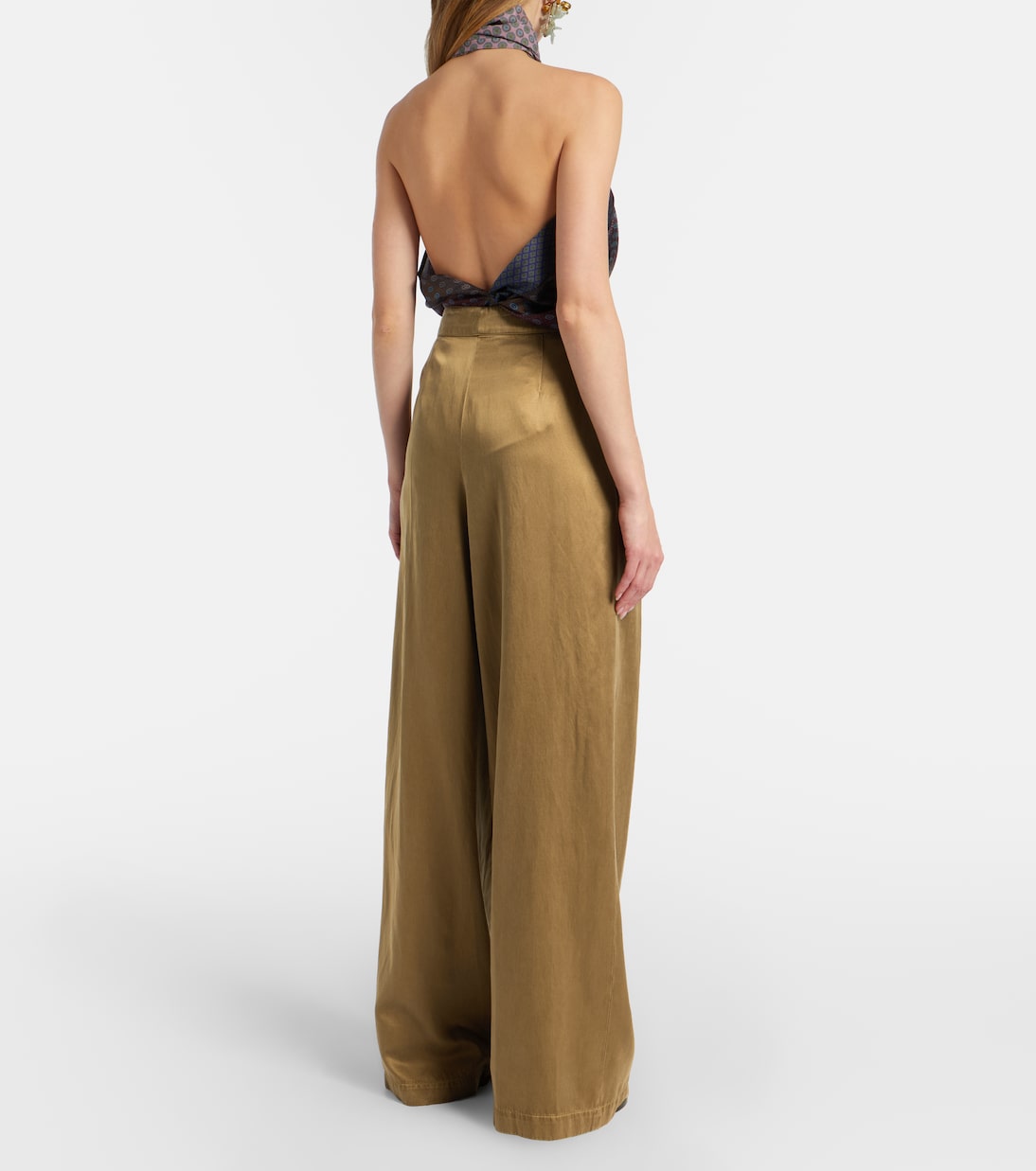 Pantalon ample à taille haute | Dries Van Noten