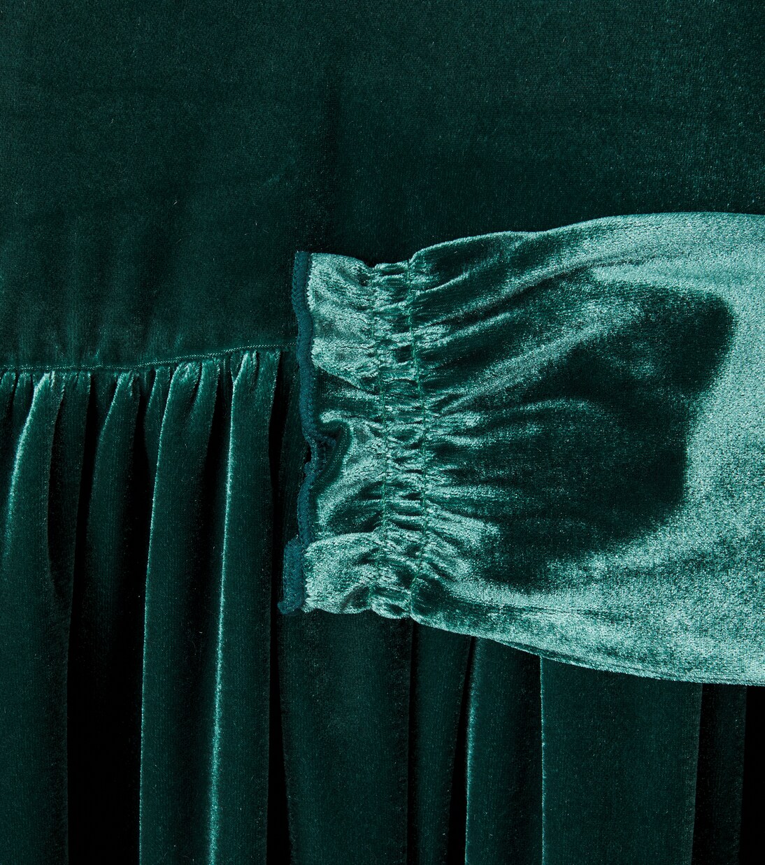 Bow-detail velvet dress | Konges Sløjd