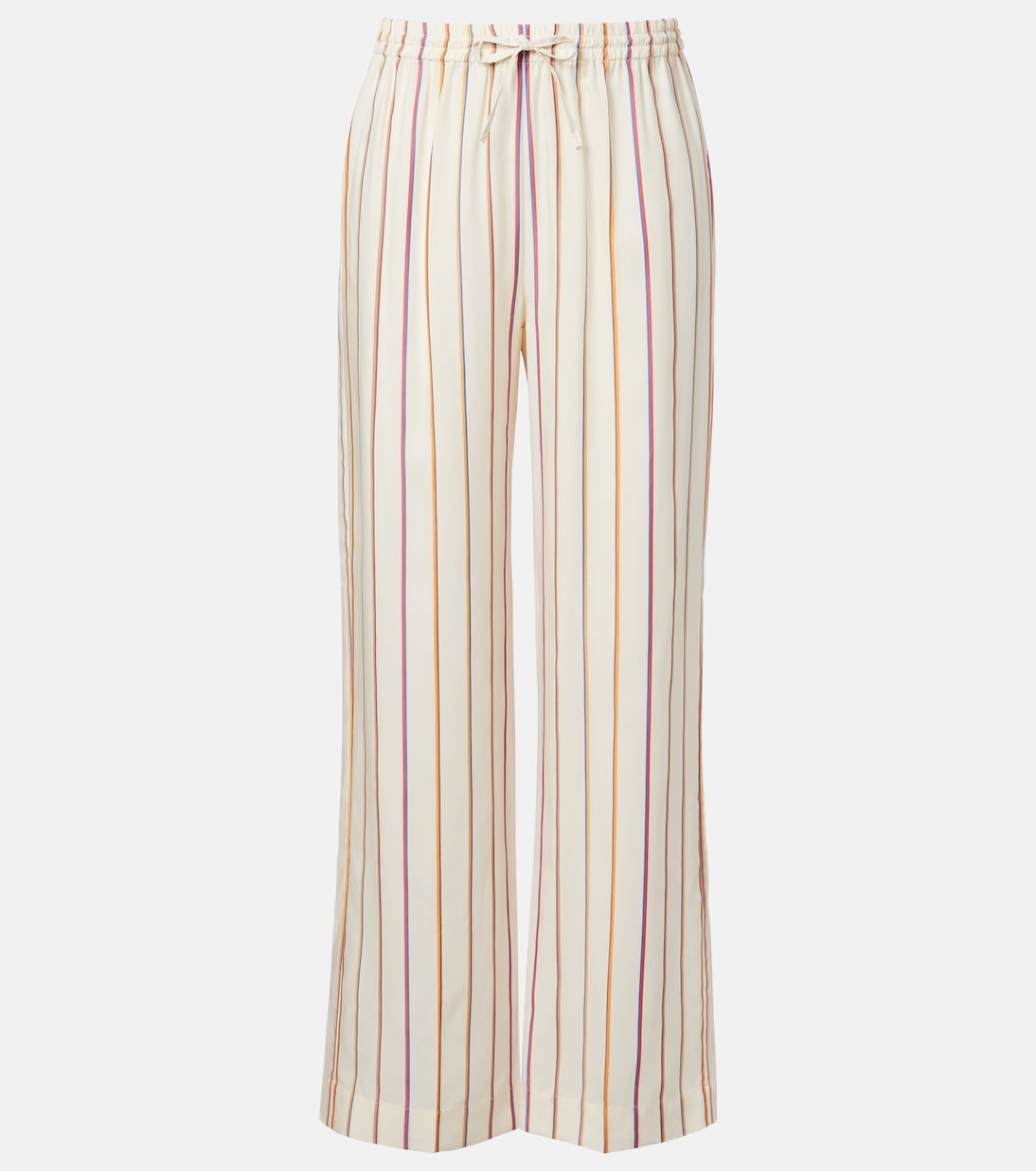 Aria striped straight pants | Asceno