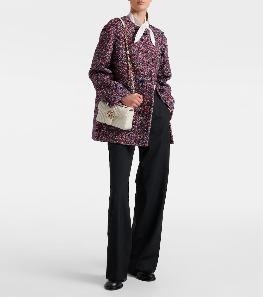 Schultertasche GG Marmont Small aus Leder | Gucci