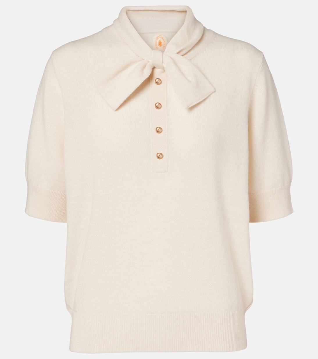 Bow-detail wool and cashmere sweater | Jardin des Orangers