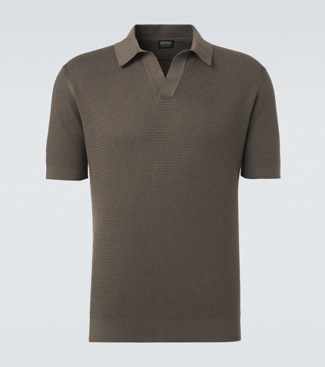 Knitted cotton polo shirt | Zegna