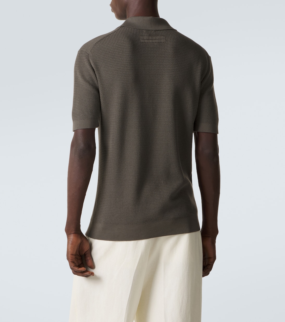 Knitted cotton polo shirt | Zegna