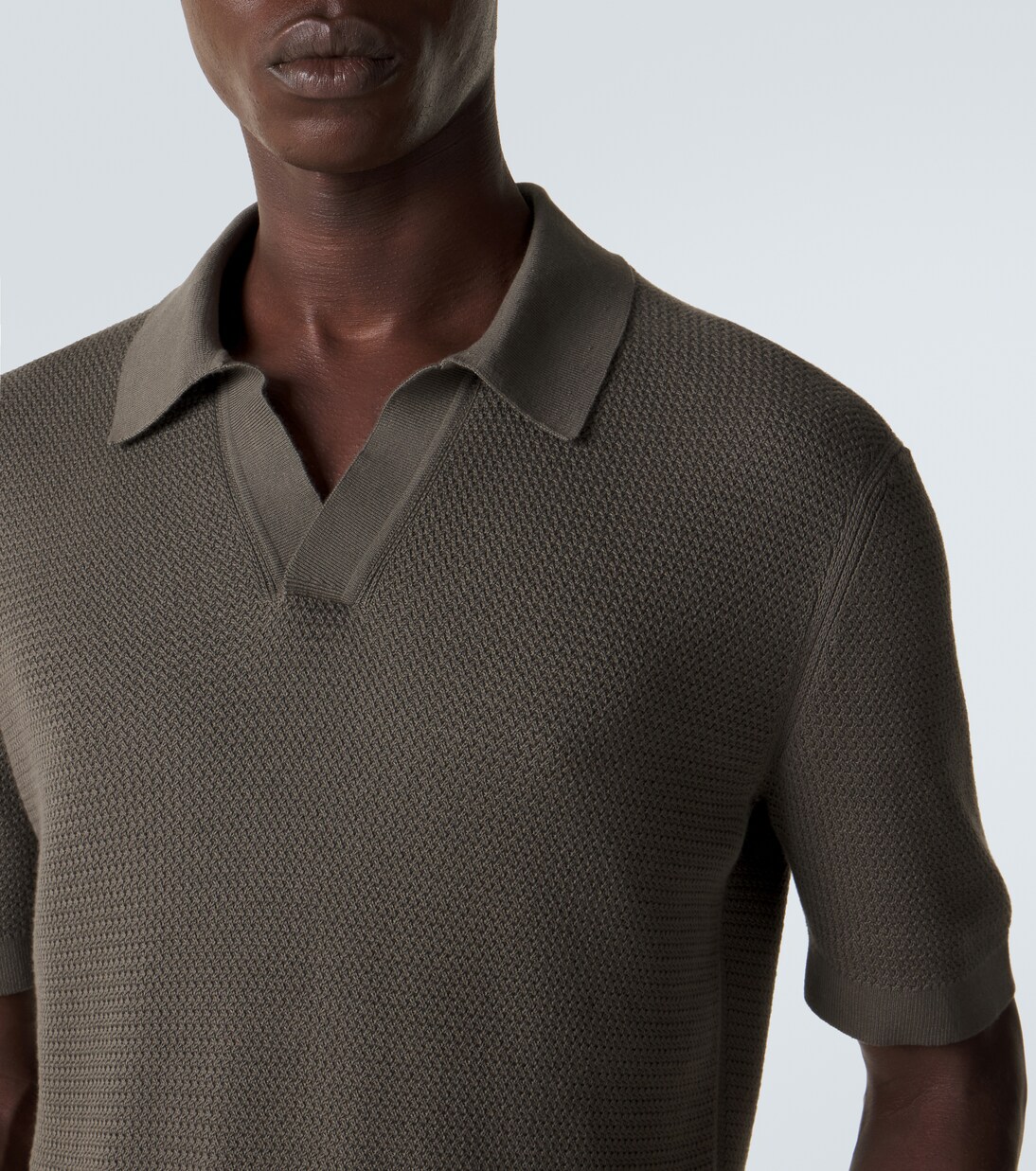 Knitted cotton polo shirt | Zegna