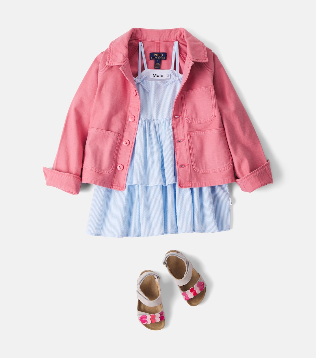 Robe Chelsea rayée en coton | Molo