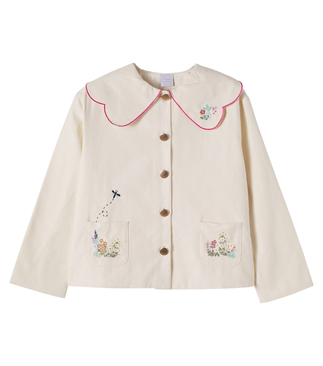 Embroidered cotton jacket | Pepa London