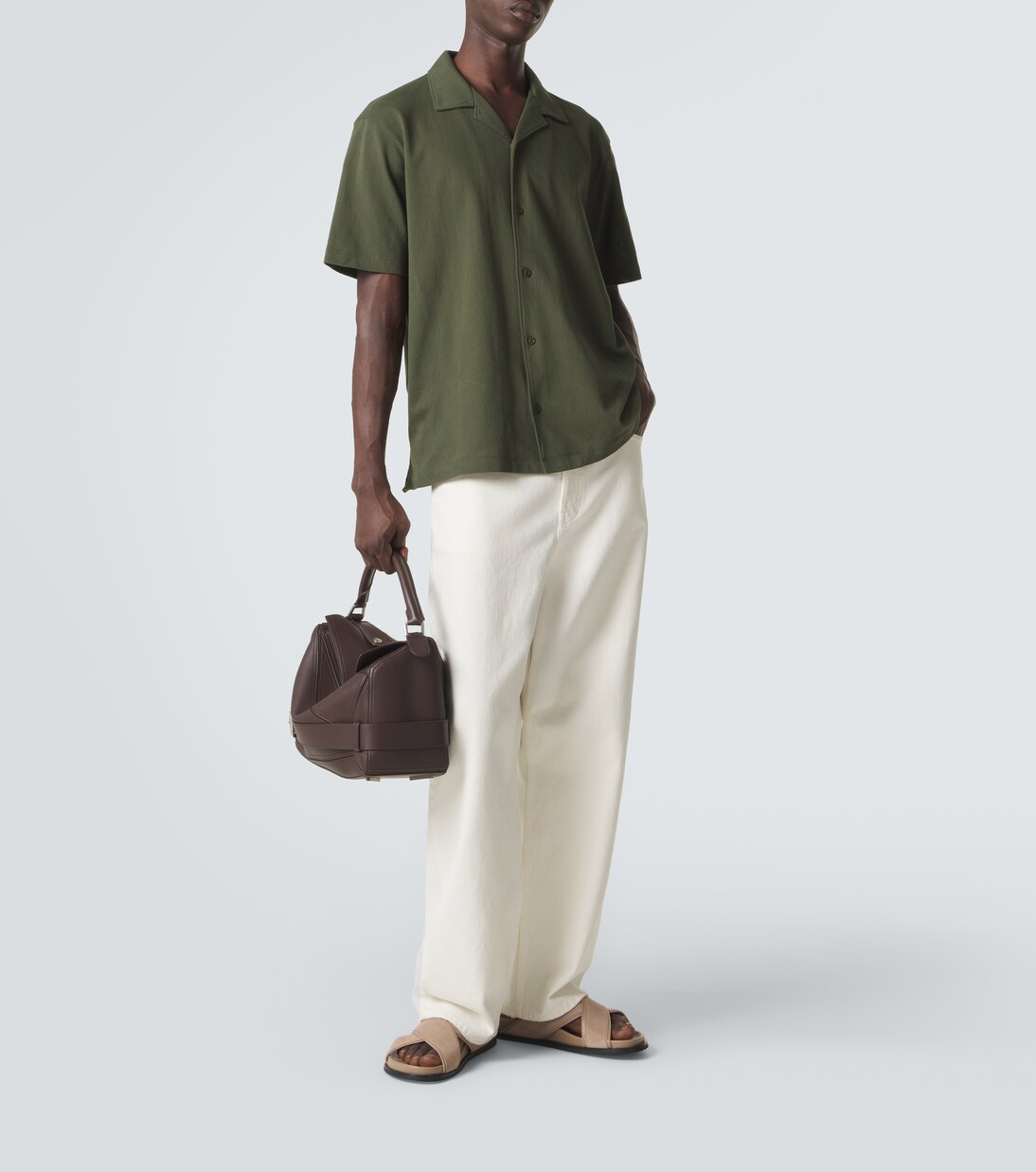 Polohemd Riviera aus Baumwoll-Mesh | Sunspel