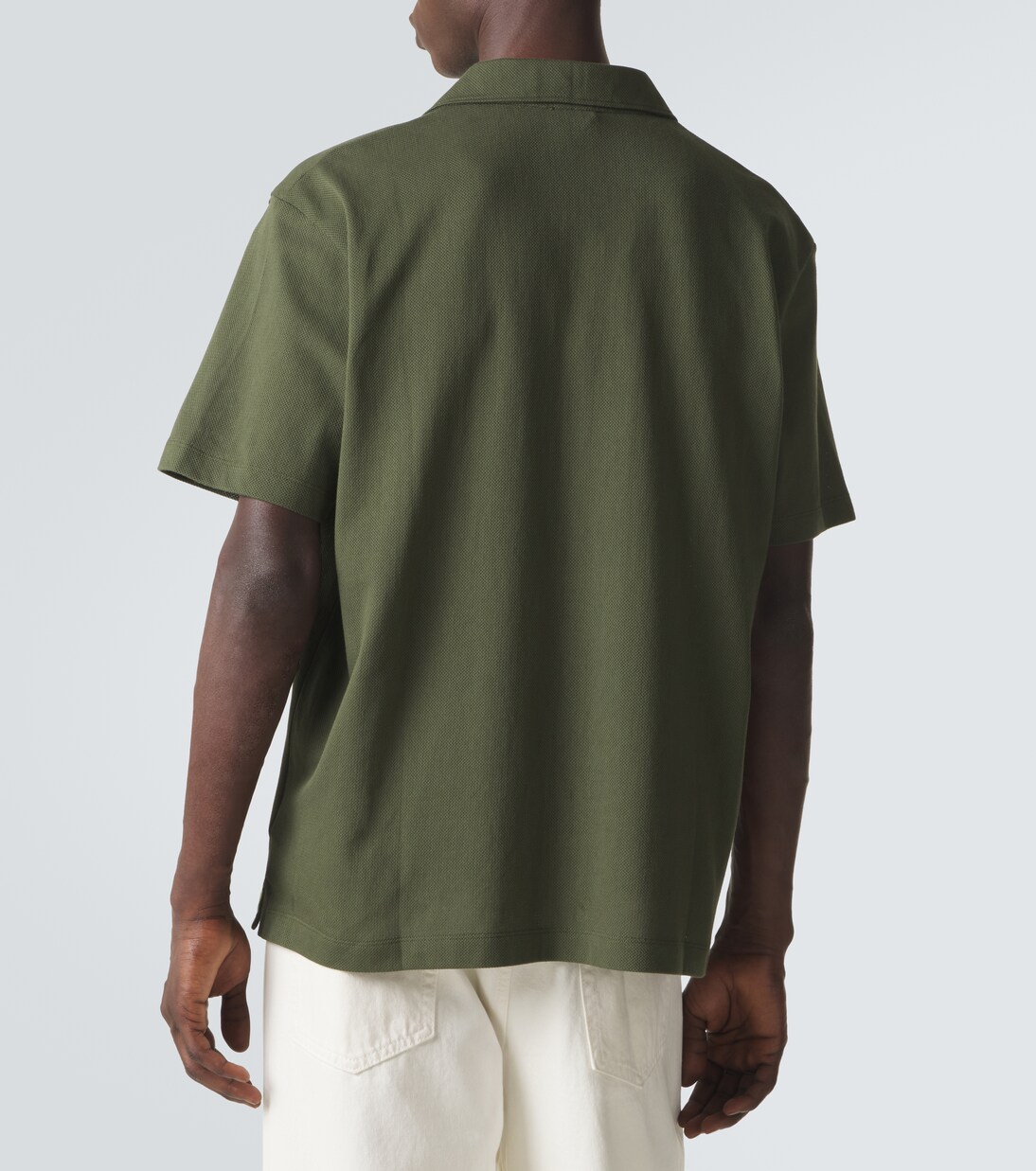 Polohemd Riviera aus Baumwoll-Mesh | Sunspel