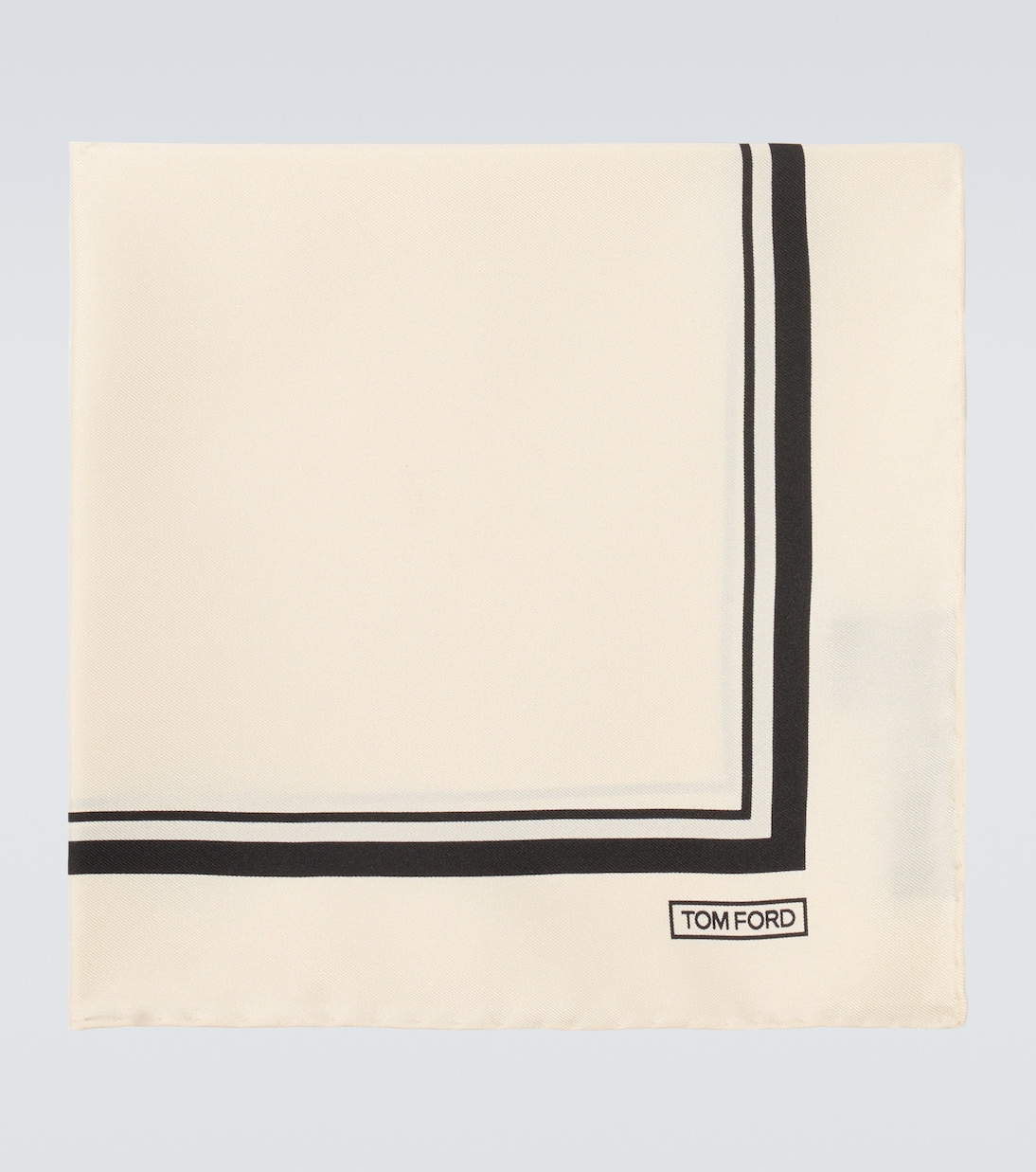 Printed silk pocket square | Tom Ford