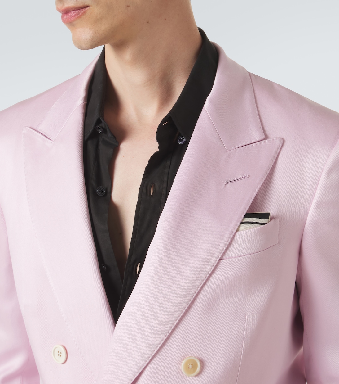 Printed silk pocket square | Tom Ford