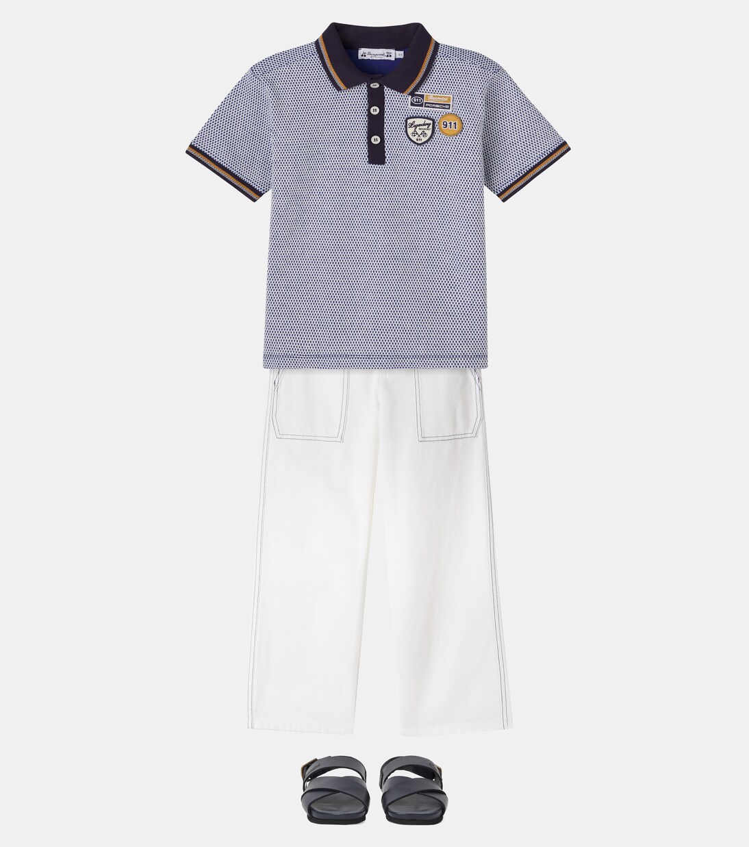 x Porsche Edric cotton polo shirt | Bonpoint