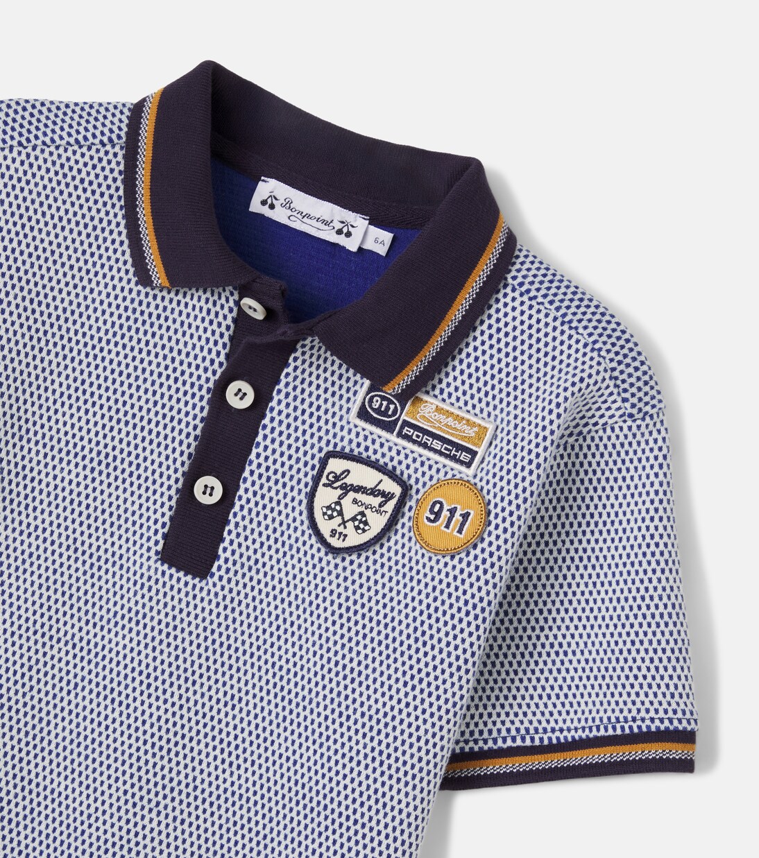 x Porsche Edric cotton polo shirt | Bonpoint
