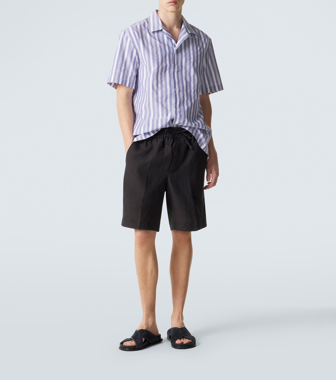 Linen Bermuda shorts | Brioni