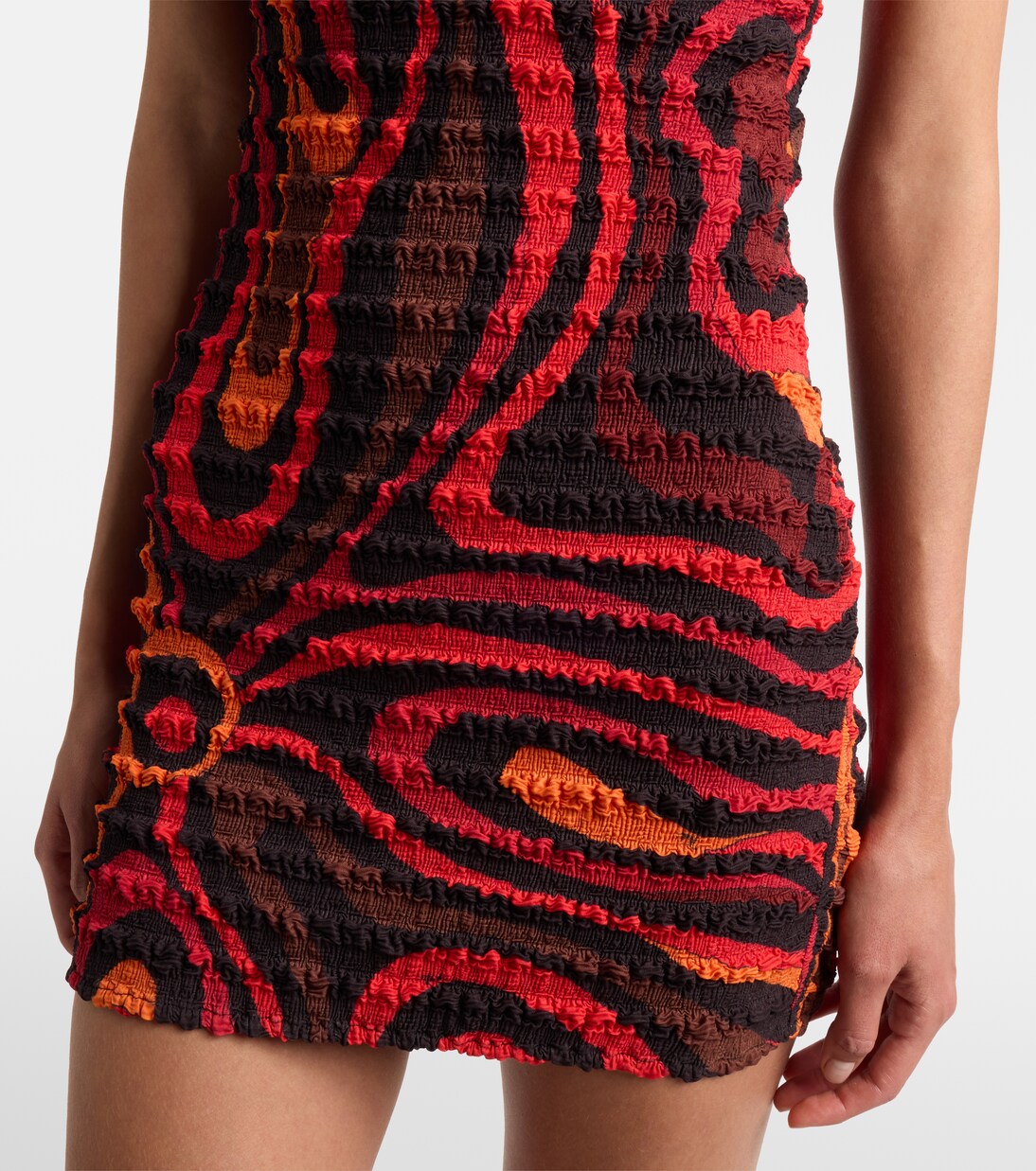 Vestido corto Marmo fruncido | Pucci