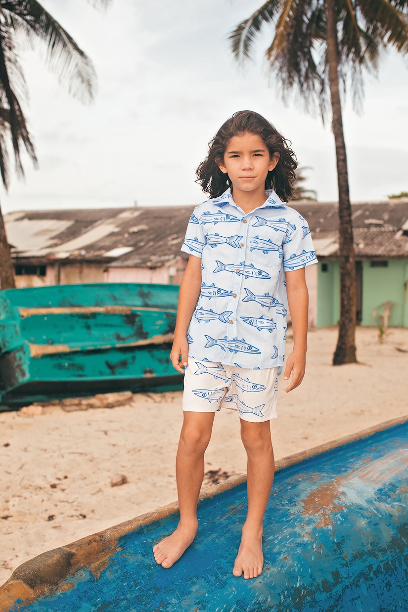 Bedruckte Badeshorts | Pepita&Me