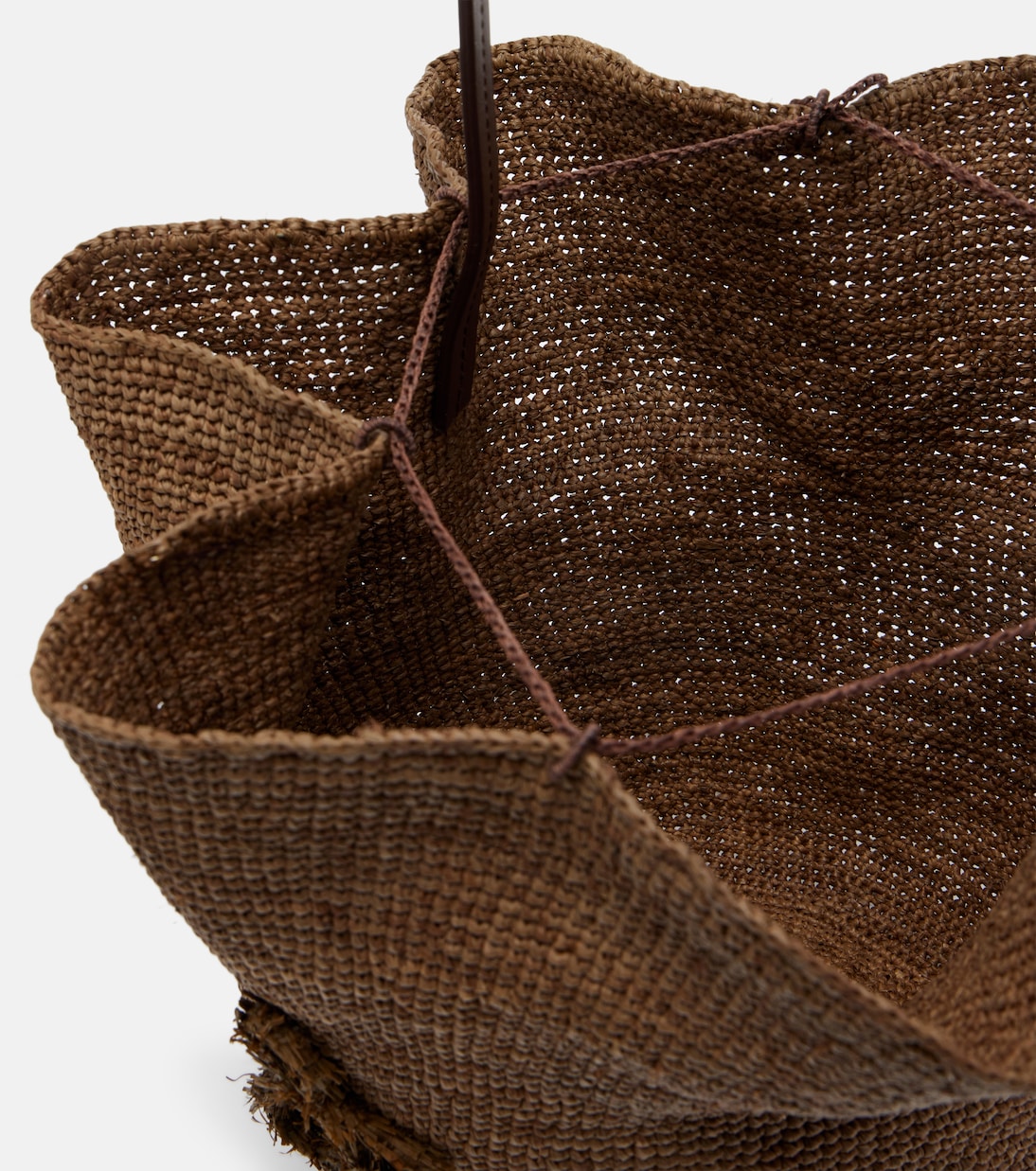 Schultertasche HatBag aus Raffiabast | Ruslan Baginskiy