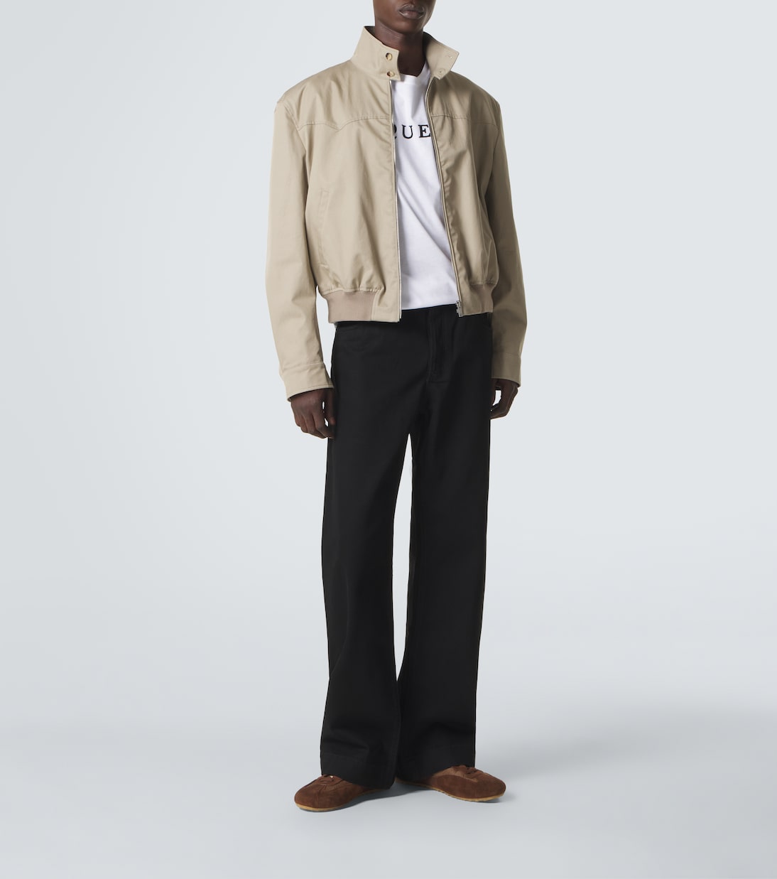 Suede-trimmed sneakers | McQueen