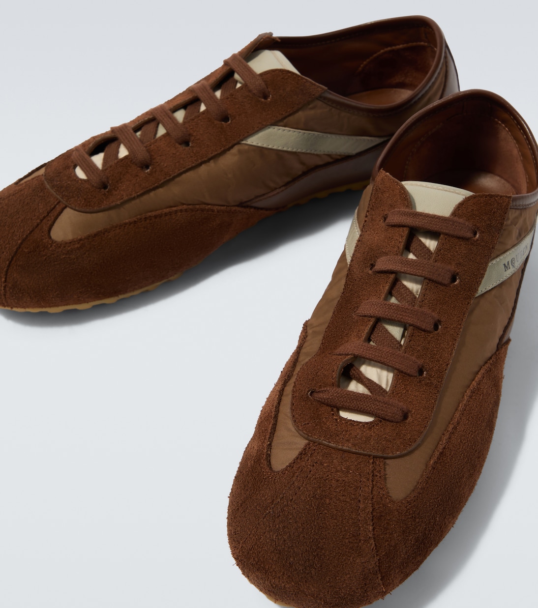 Suede-trimmed sneakers | McQueen
