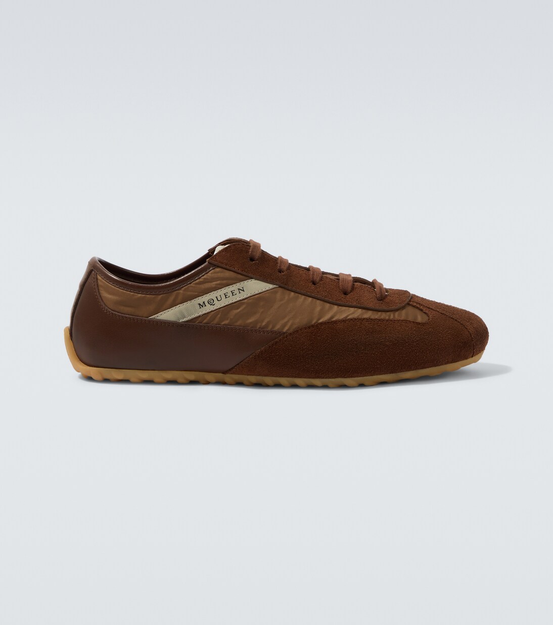 Suede-trimmed sneakers | McQueen