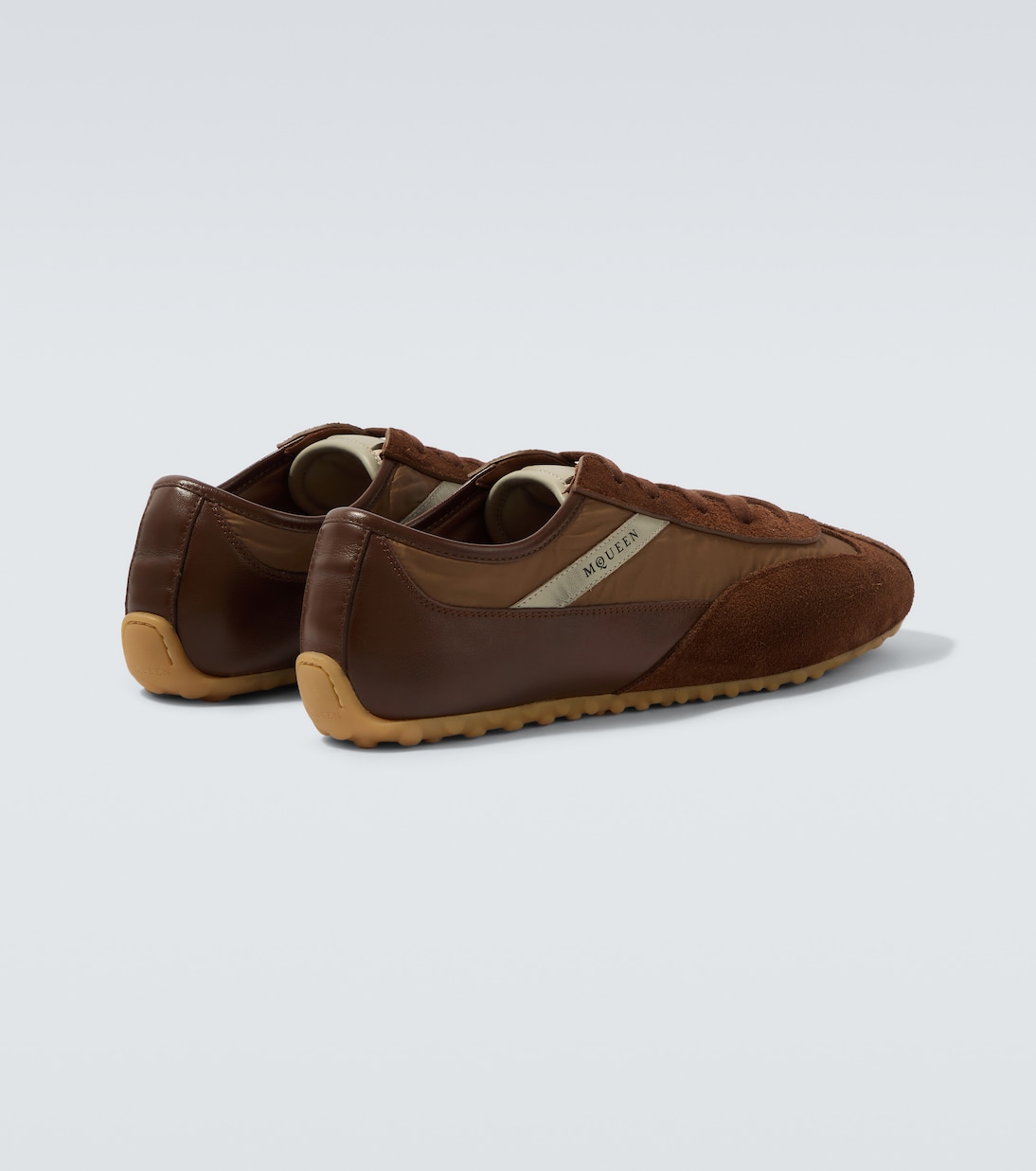 Suede-trimmed sneakers | McQueen