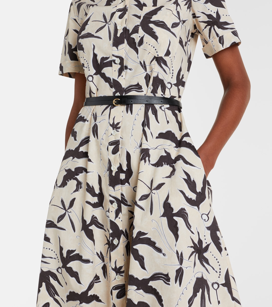 Abito chemisier Kiera in misto cotone | Altuzarra